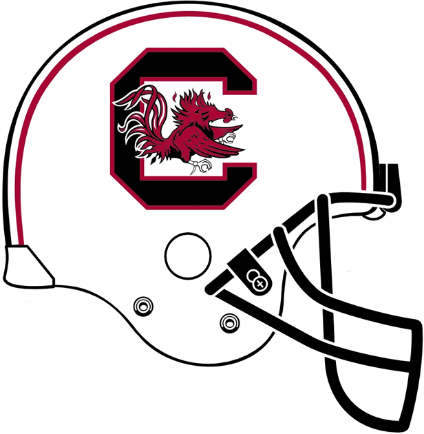 South Carolina Gamecocks 0-Pres Helmet Logo diy iron on heat transfer